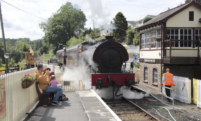 Welsh Guardsman on Bronwydd Crossing